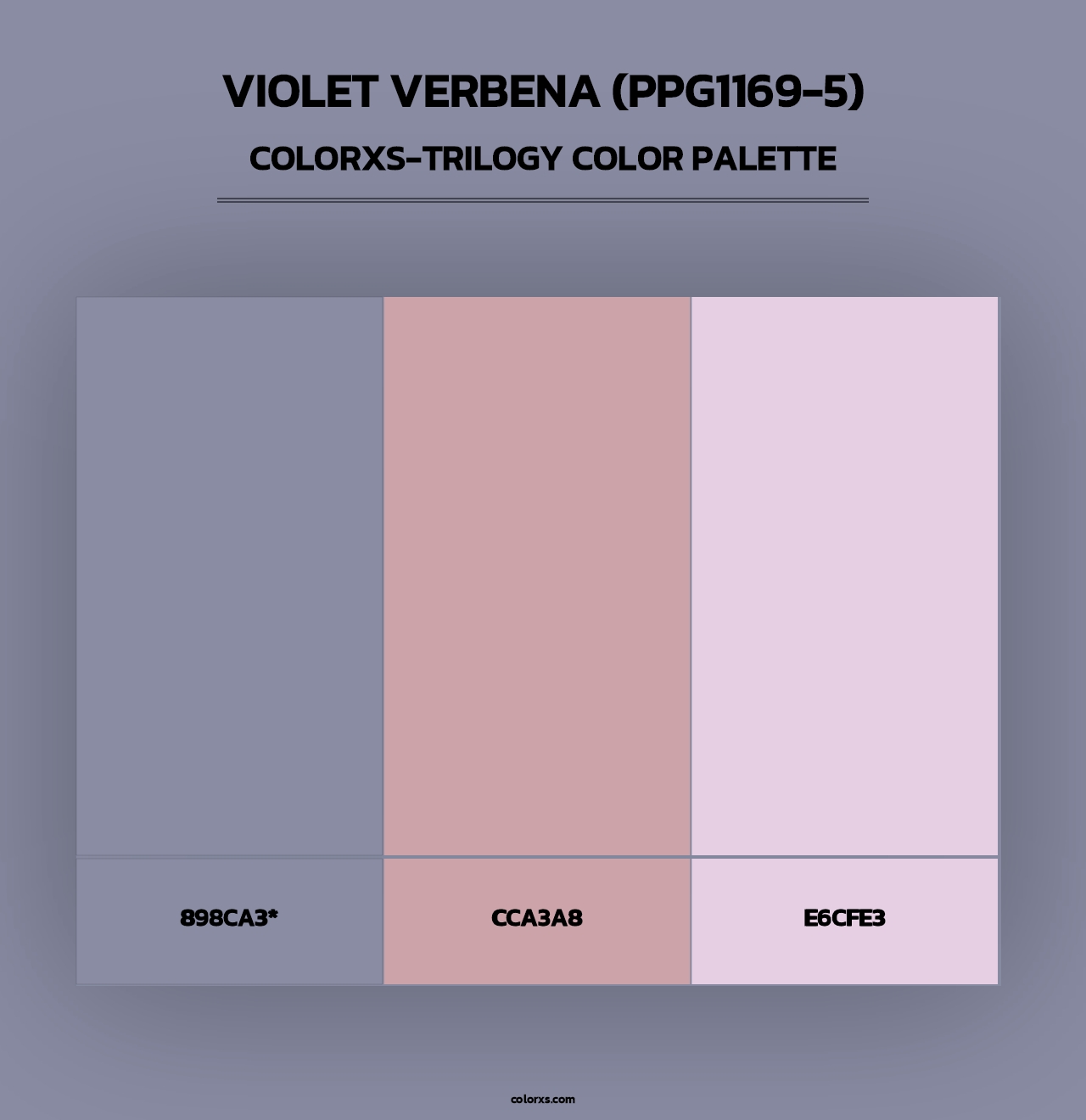 Violet Verbena (PPG1169-5) - Colorxs Trilogy Palette