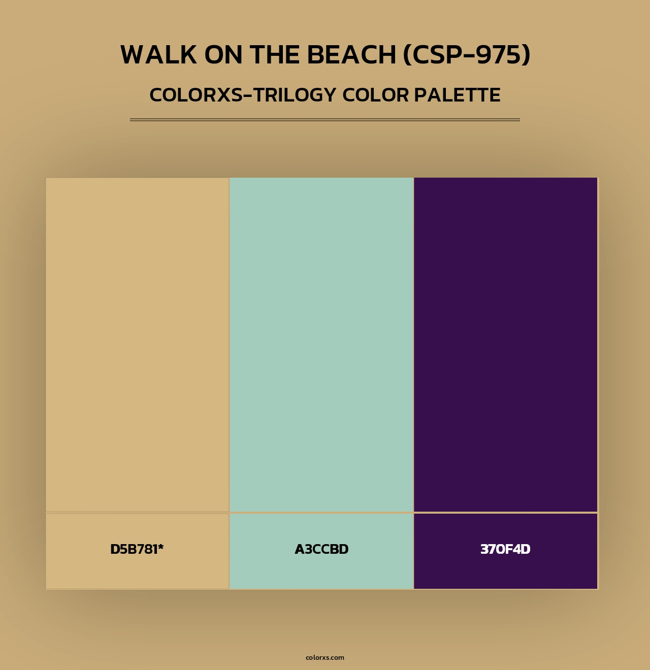 Walk on the Beach (CSP-975) - Colorxs Trilogy Palette