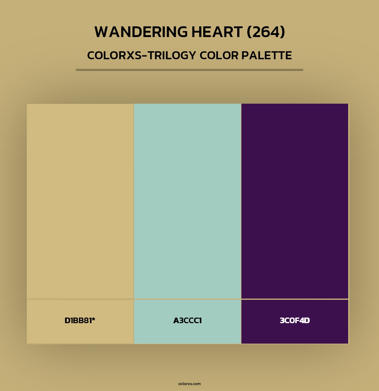 Wandering Heart (264) - Colorxs Trilogy Palette