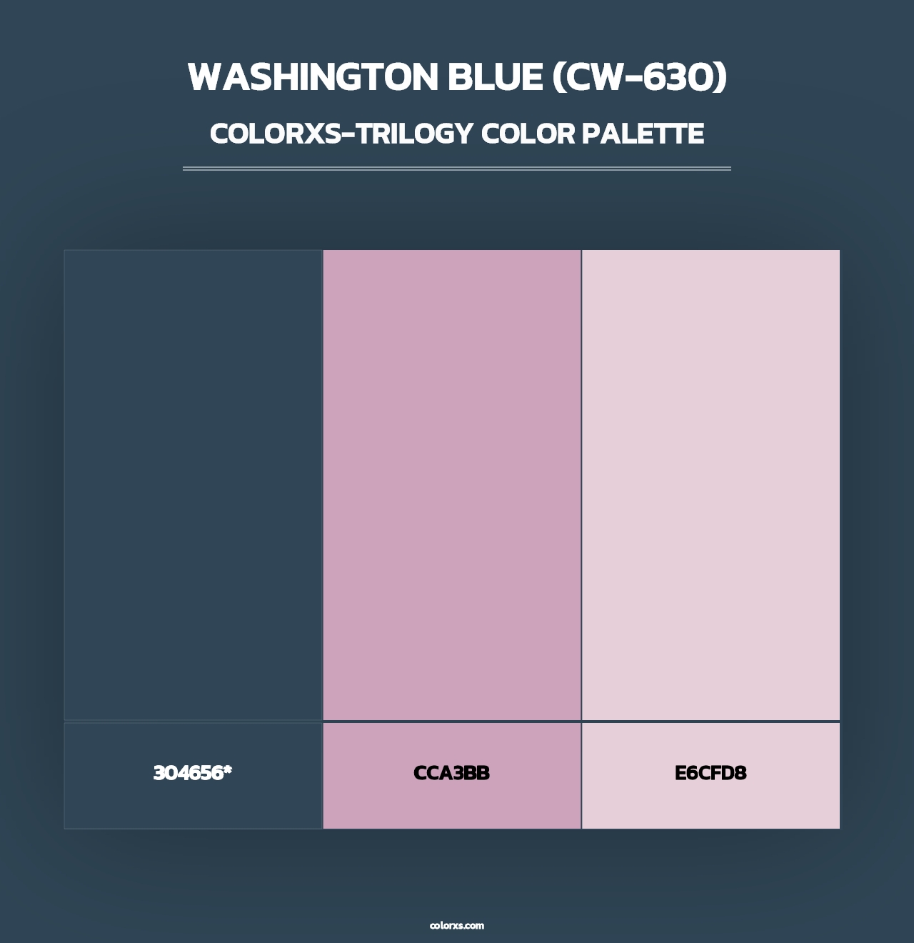 Washington Blue (CW-630) - Colorxs Trilogy Palette