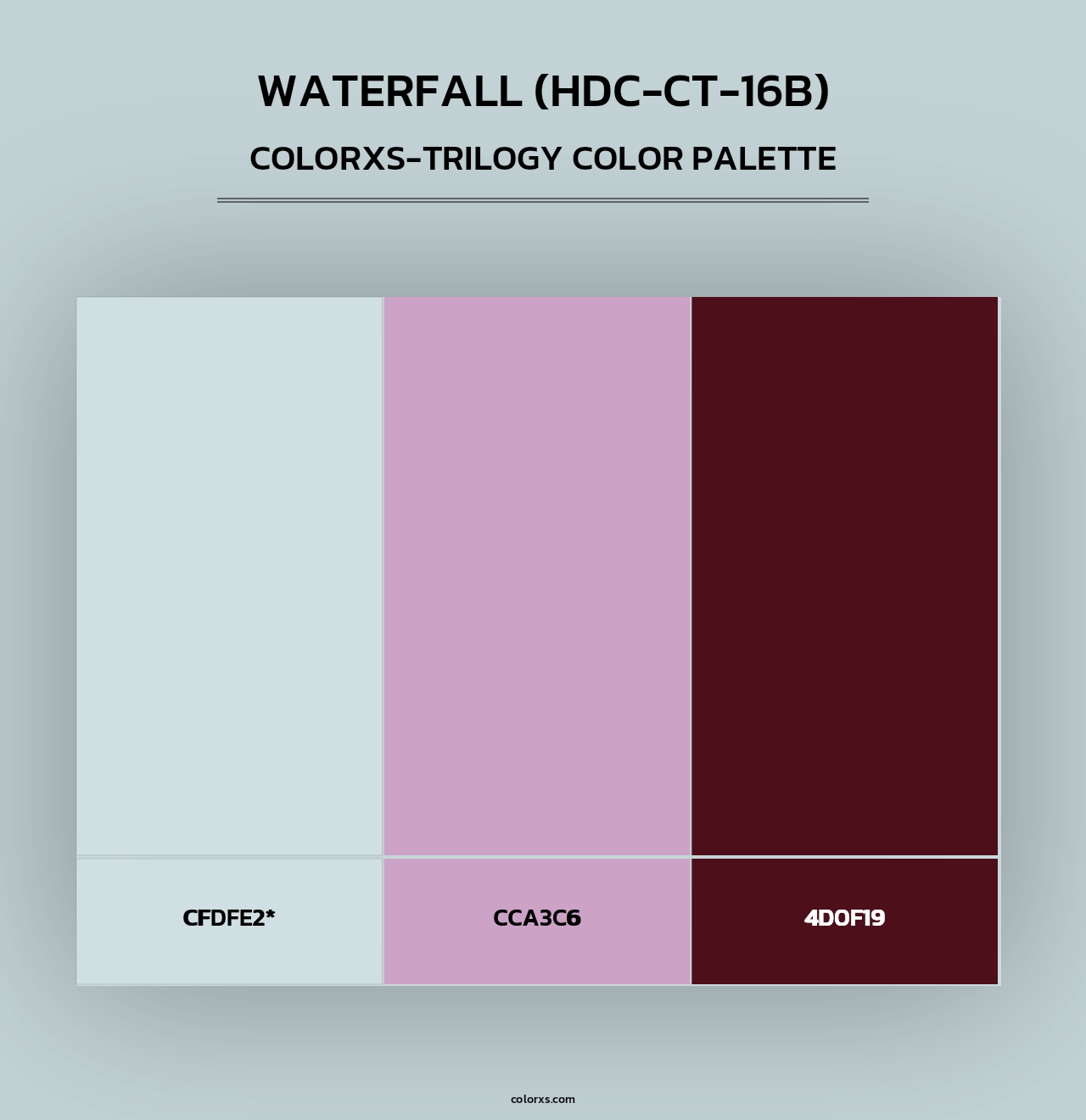 Waterfall (HDC-CT-16B) - Colorxs Trilogy Palette