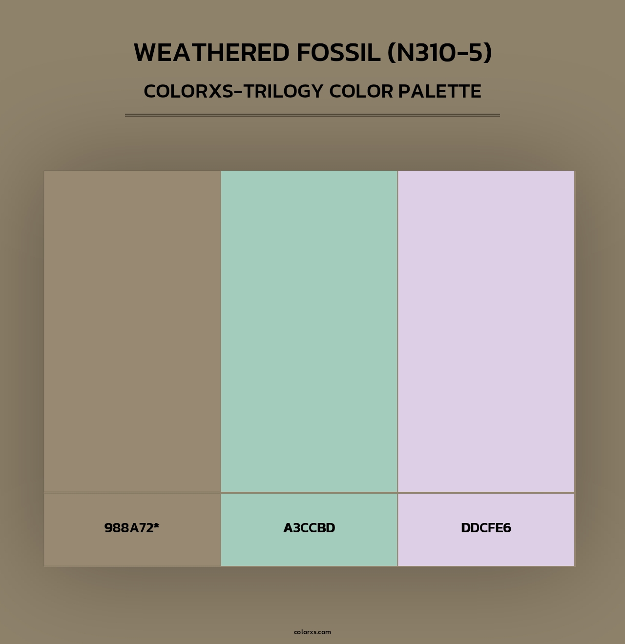 Weathered Fossil (N310-5) - Colorxs Trilogy Palette