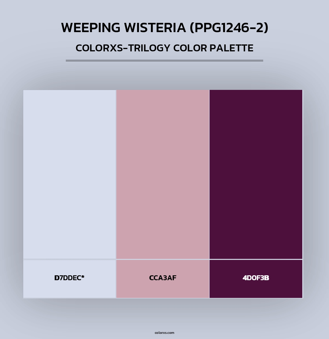 Weeping Wisteria (PPG1246-2) - Colorxs Trilogy Palette