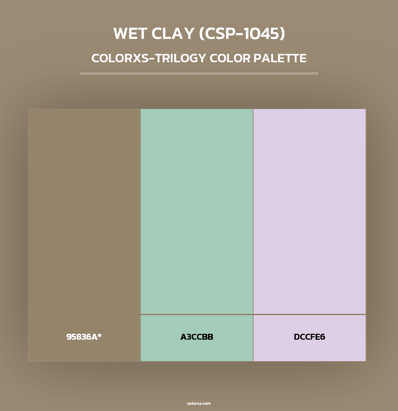 Wet Clay (CSP-1045) - Colorxs Trilogy Palette