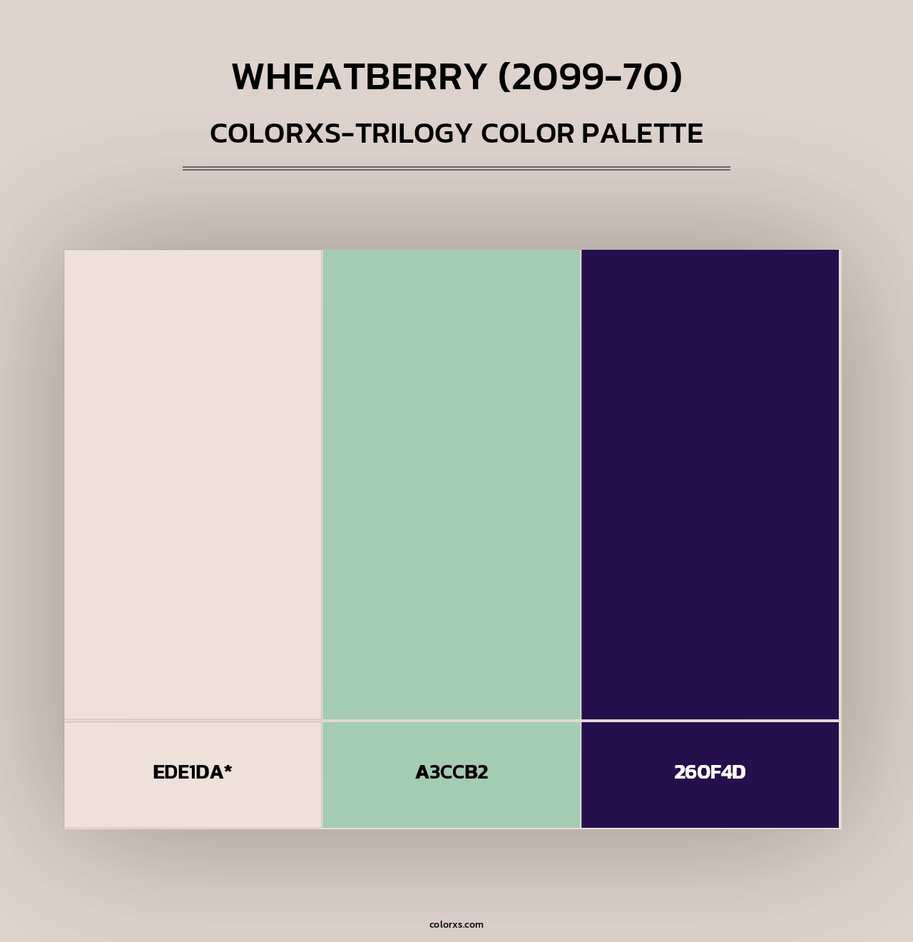 Wheatberry (2099-70) - Colorxs Trilogy Palette