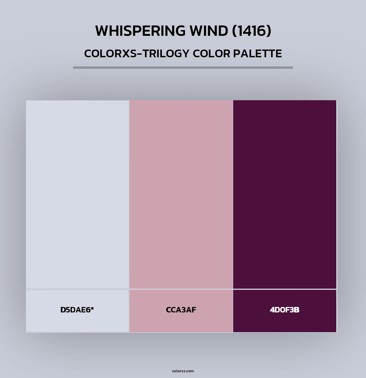 Whispering Wind (1416) - Colorxs Trilogy Palette