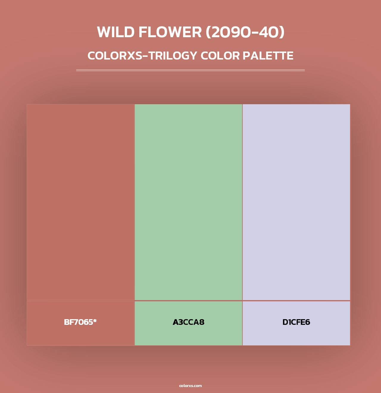 Wild Flower (2090-40) - Colorxs Trilogy Palette