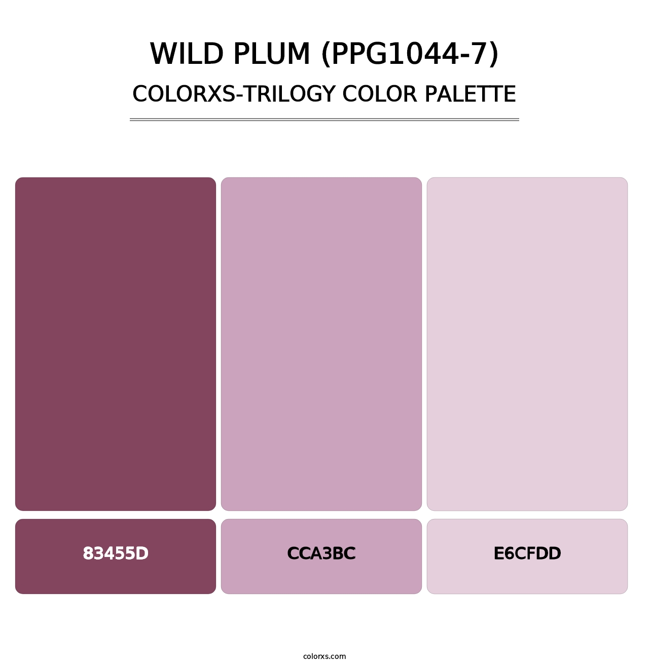 Wild Plum (PPG1044-7) - Colorxs Trilogy Palette