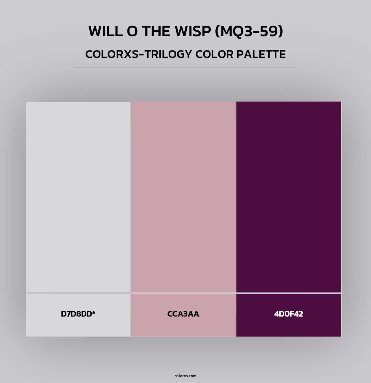 Will O The Wisp (MQ3-59) - Colorxs Trilogy Palette
