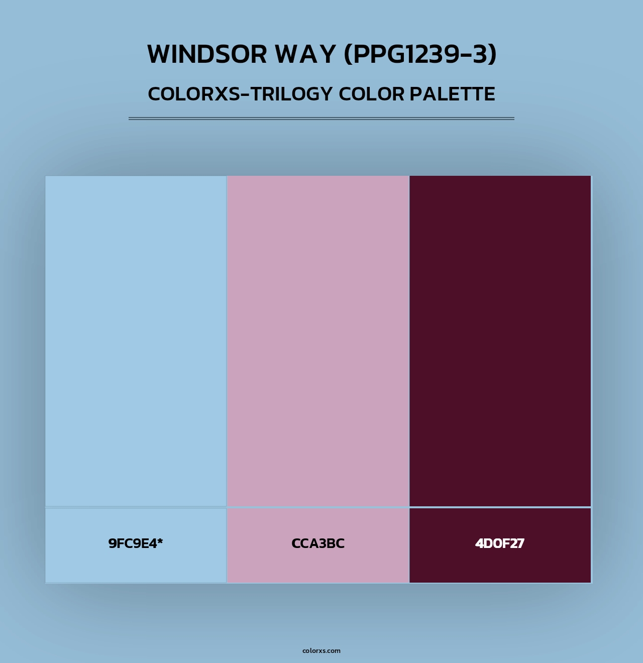 Windsor Way (PPG1239-3) - Colorxs Trilogy Palette