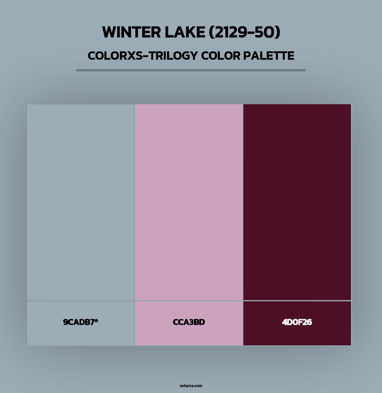 Winter Lake (2129-50) - Colorxs Trilogy Palette