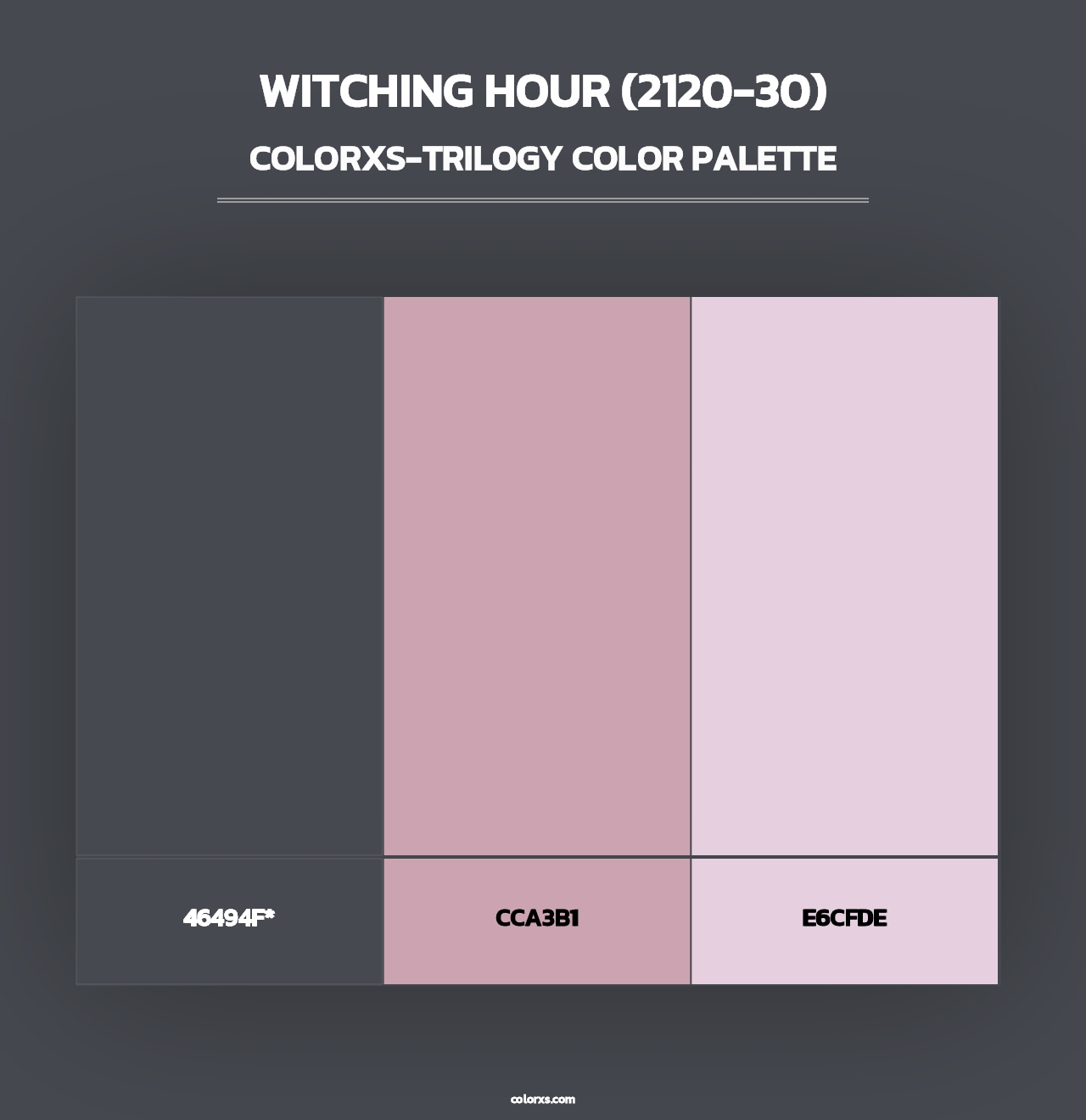 Witching Hour (2120-30) - Colorxs Trilogy Palette