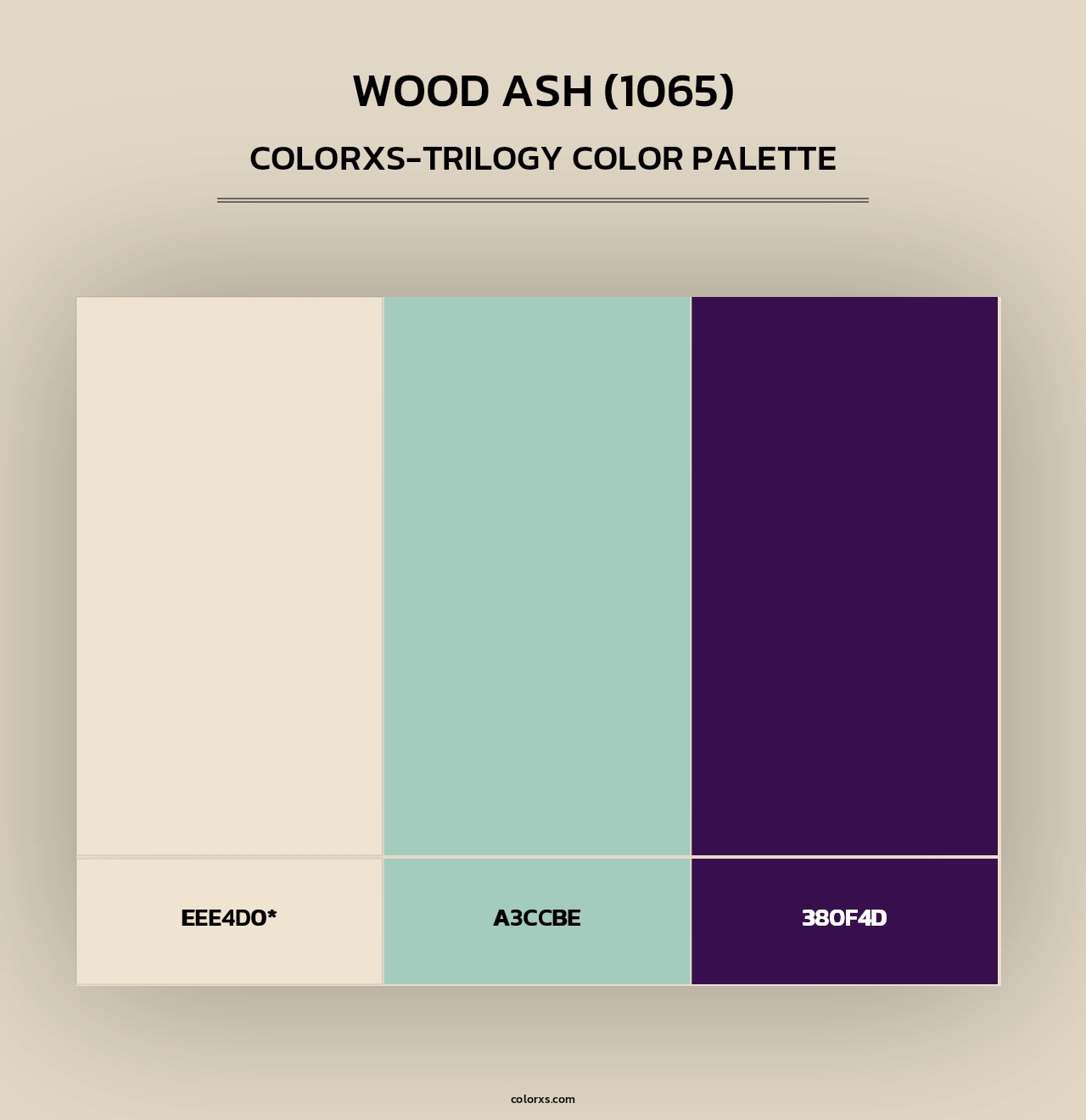 Wood Ash (1065) - Colorxs Trilogy Palette