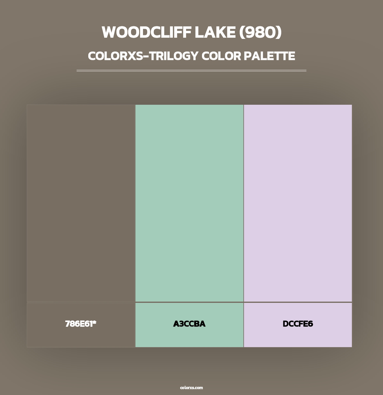 Woodcliff Lake (980) - Colorxs Trilogy Palette