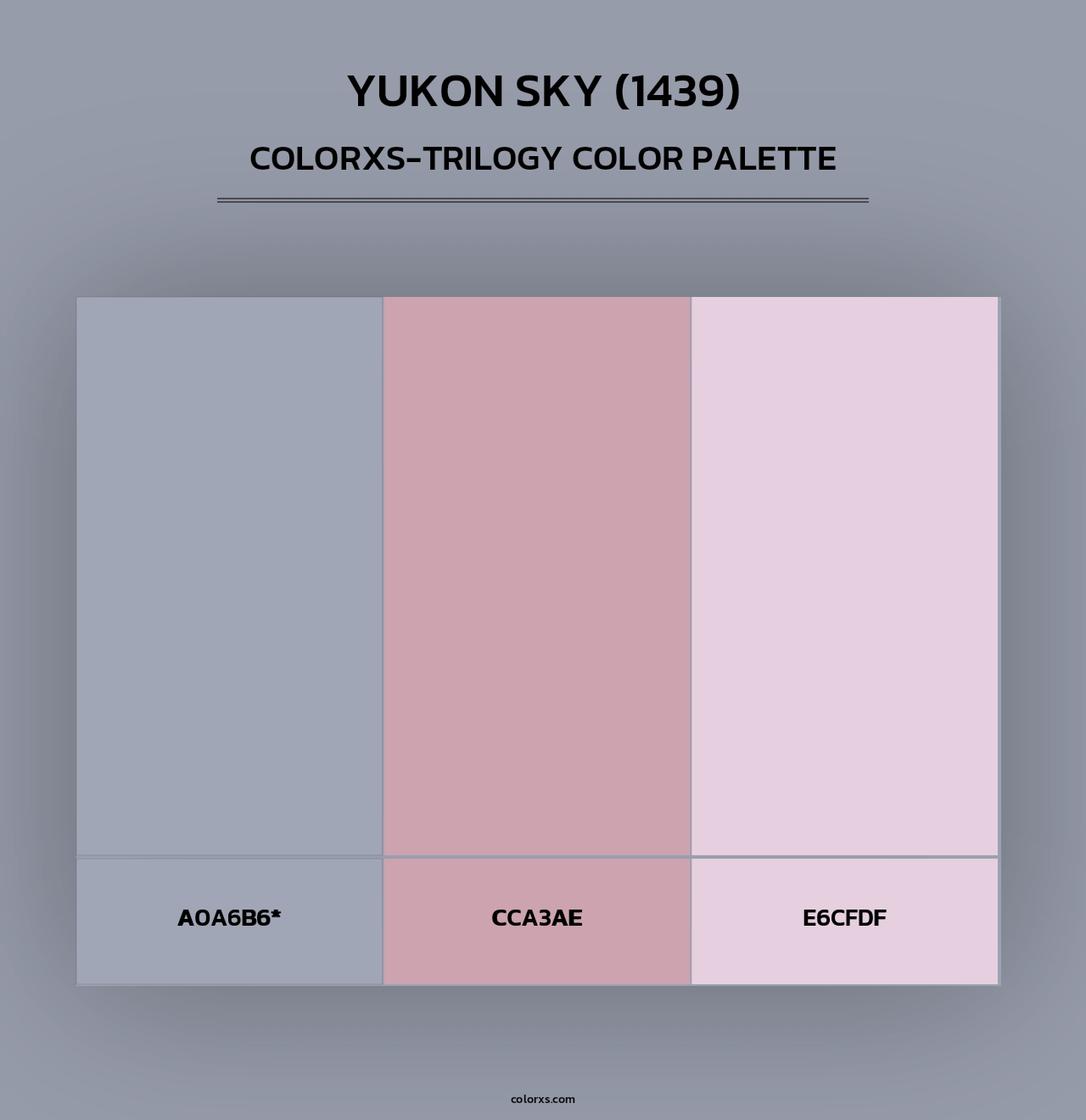 Yukon Sky (1439) - Colorxs Trilogy Palette