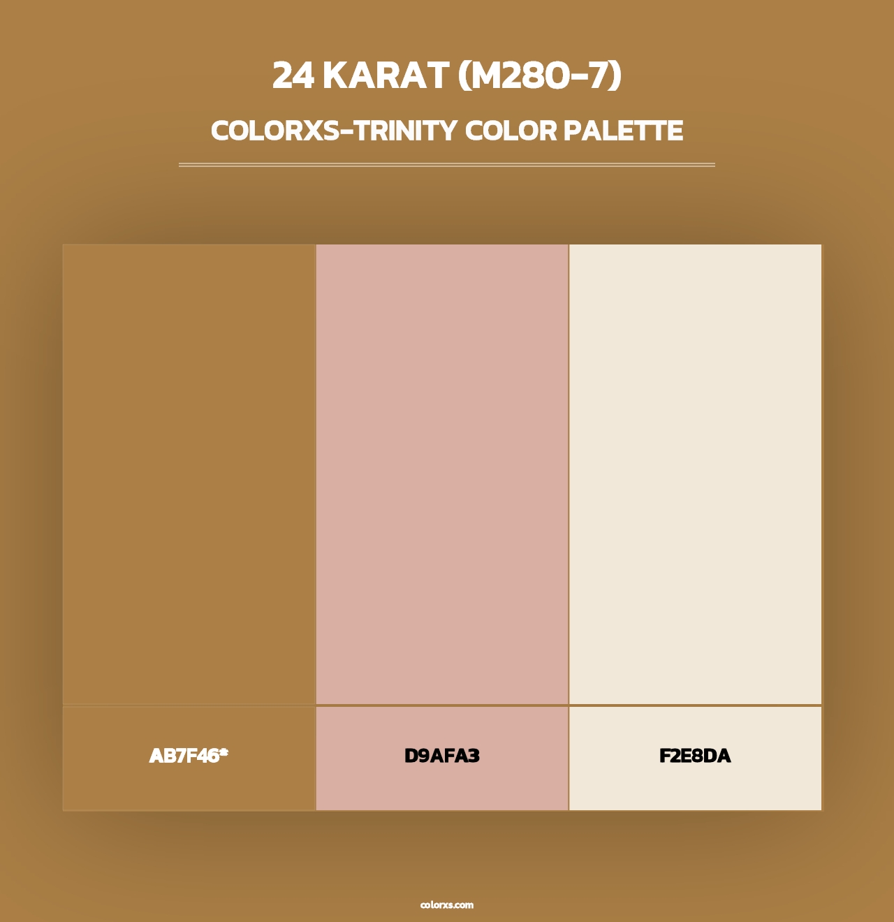 24 Karat (M280-7) - Colorxs Trinity Palette