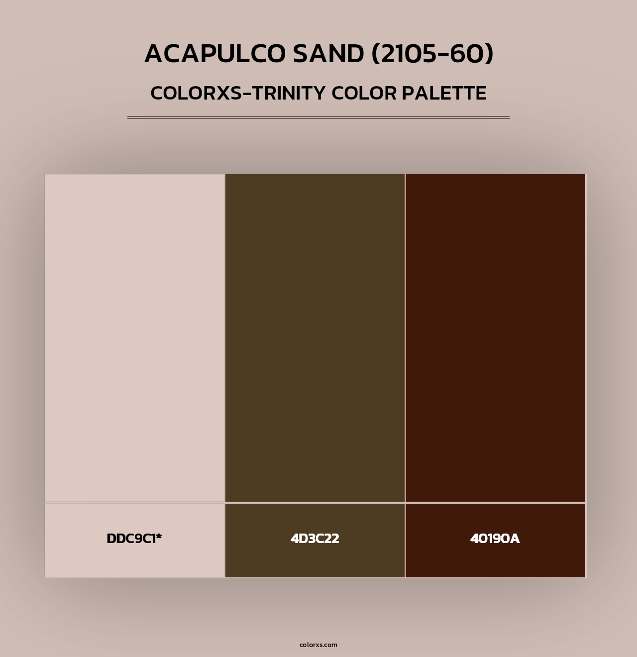 Acapulco Sand (2105-60) - Colorxs Trinity Palette
