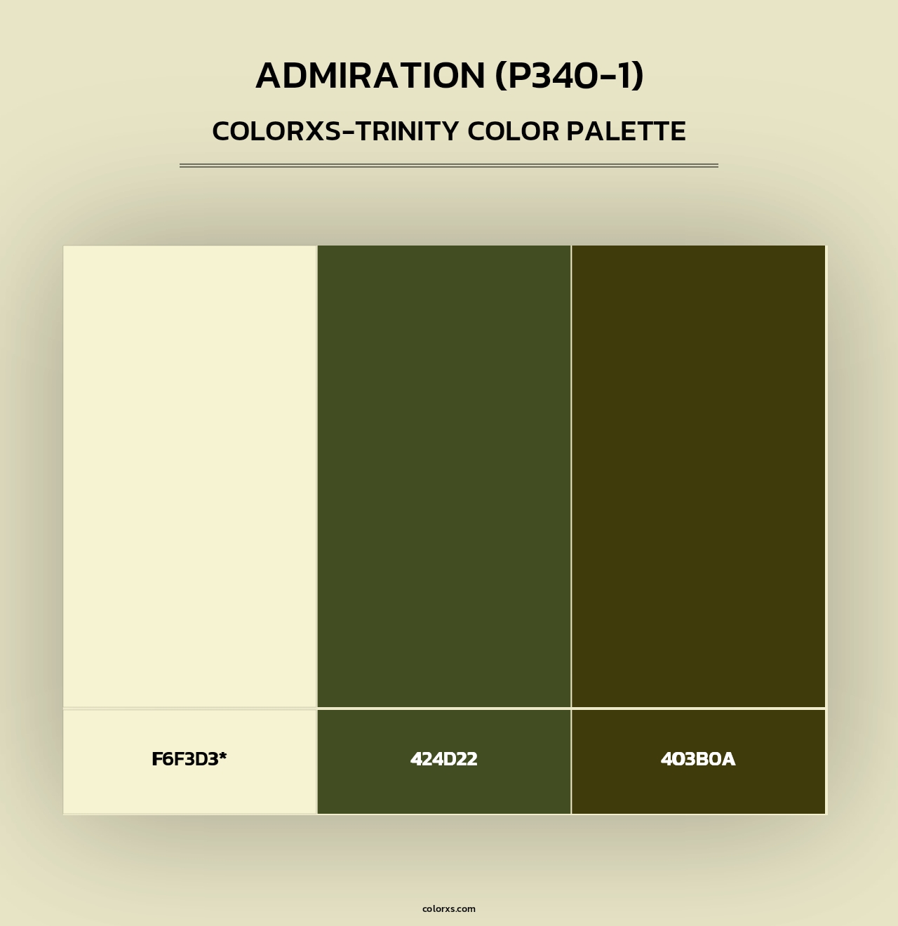 Admiration (P340-1) - Colorxs Trinity Palette