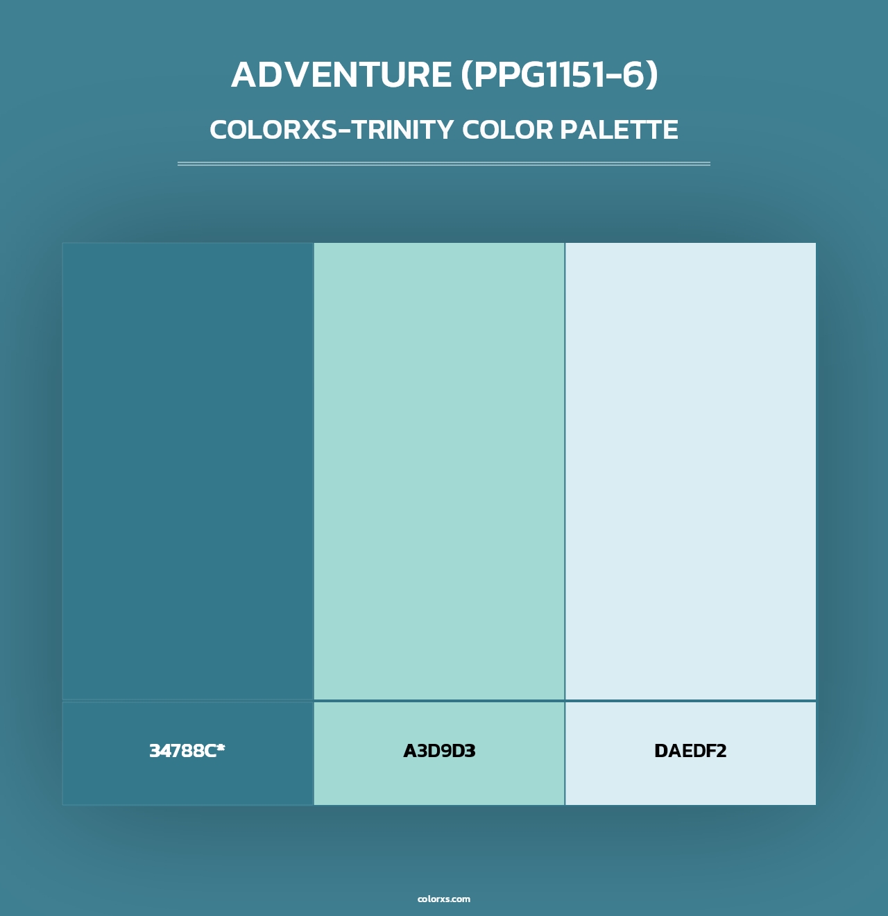 Adventure (PPG1151-6) - Colorxs Trinity Palette