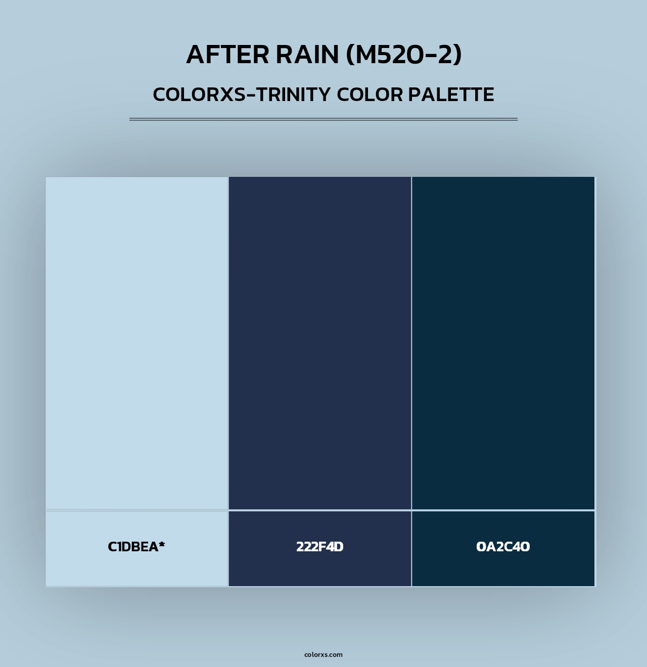 After Rain (M520-2) - Colorxs Trinity Palette