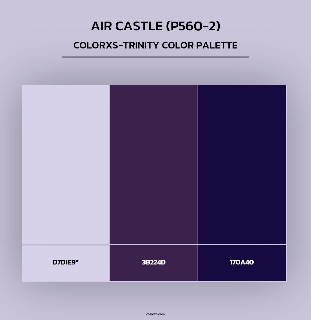 Air Castle (P560-2) - Colorxs Trinity Palette