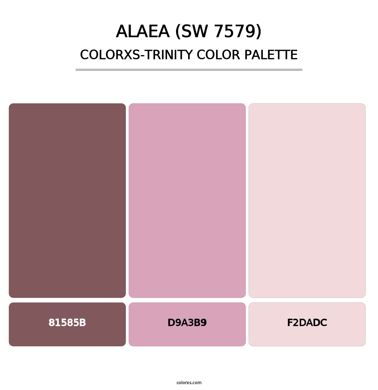 Alaea (SW 7579) - Colorxs Trinity Palette
