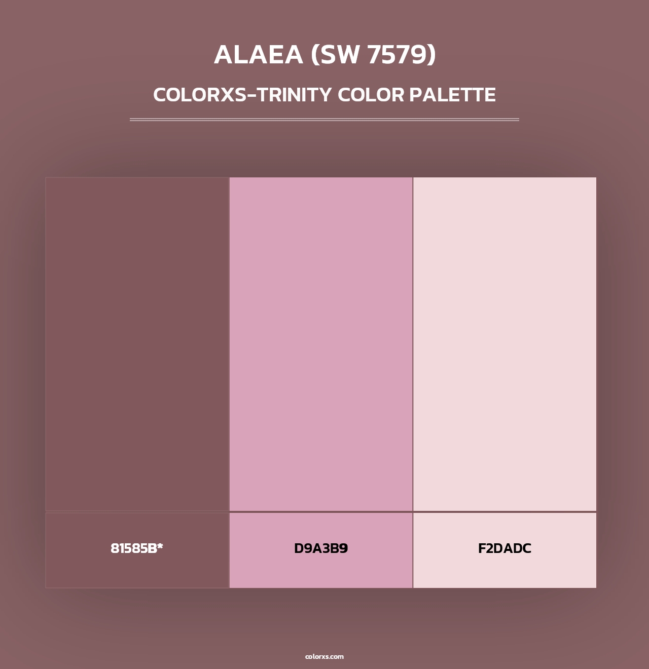 Alaea (SW 7579) - Colorxs Trinity Palette