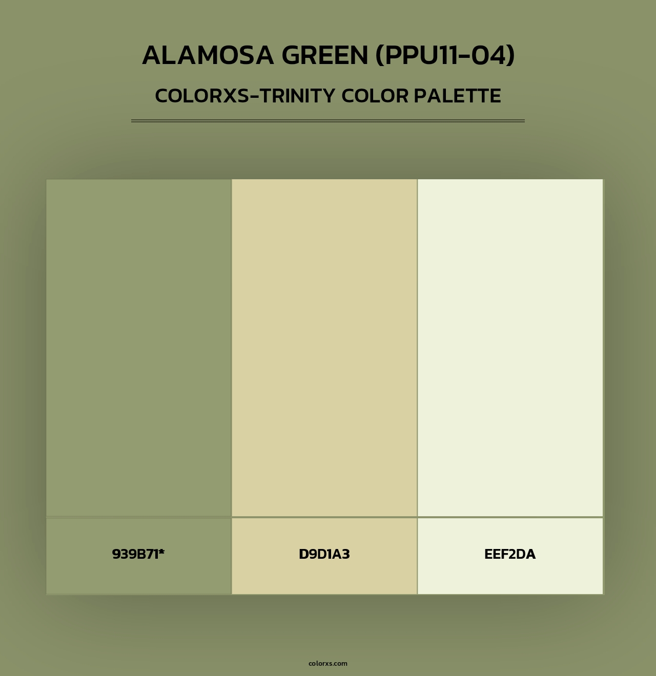 Alamosa Green (PPU11-04) - Colorxs Trinity Palette