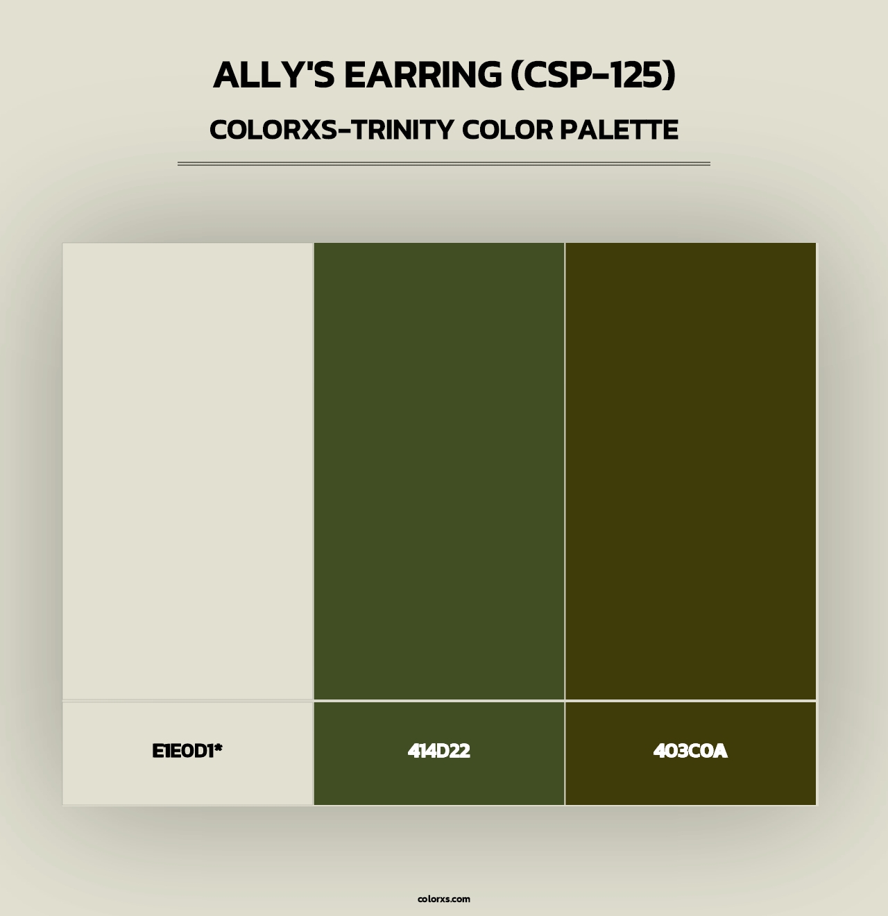 Ally's Earring (CSP-125) - Colorxs Trinity Palette