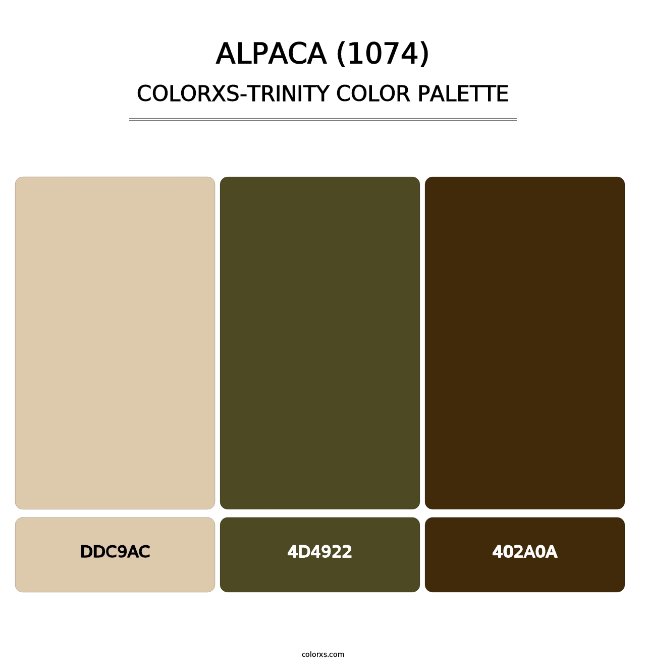 Alpaca (1074) - Colorxs Trinity Palette