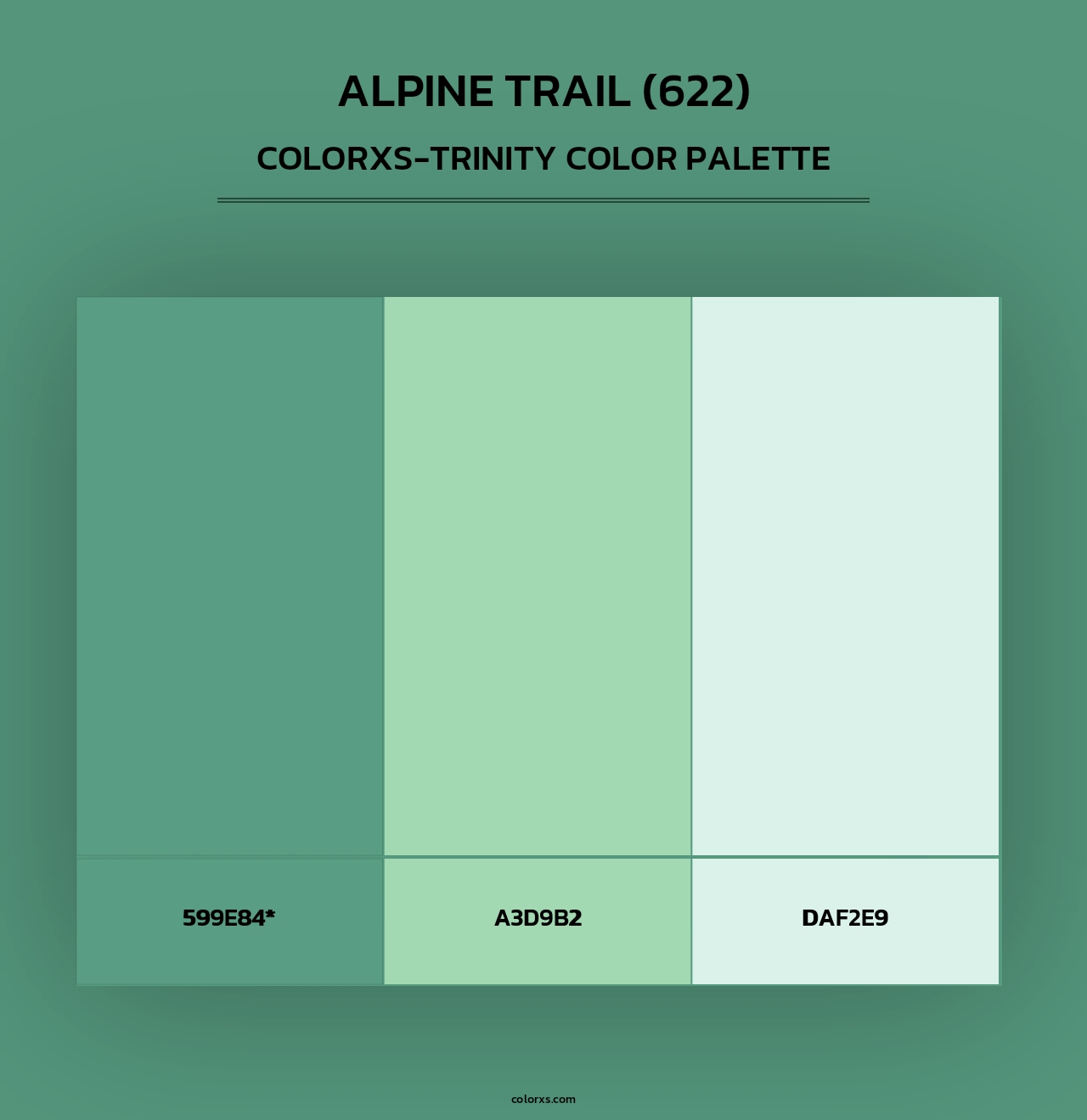 Alpine Trail (622) - Colorxs Trinity Palette