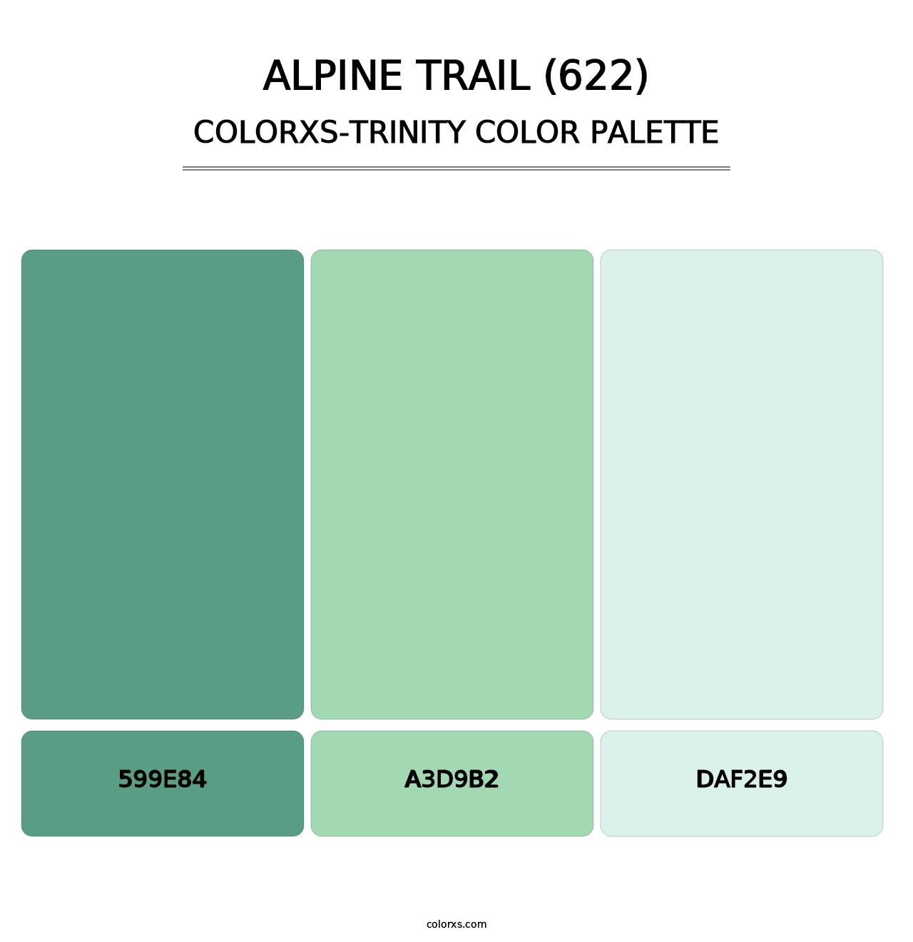 Alpine Trail (622) - Colorxs Trinity Palette
