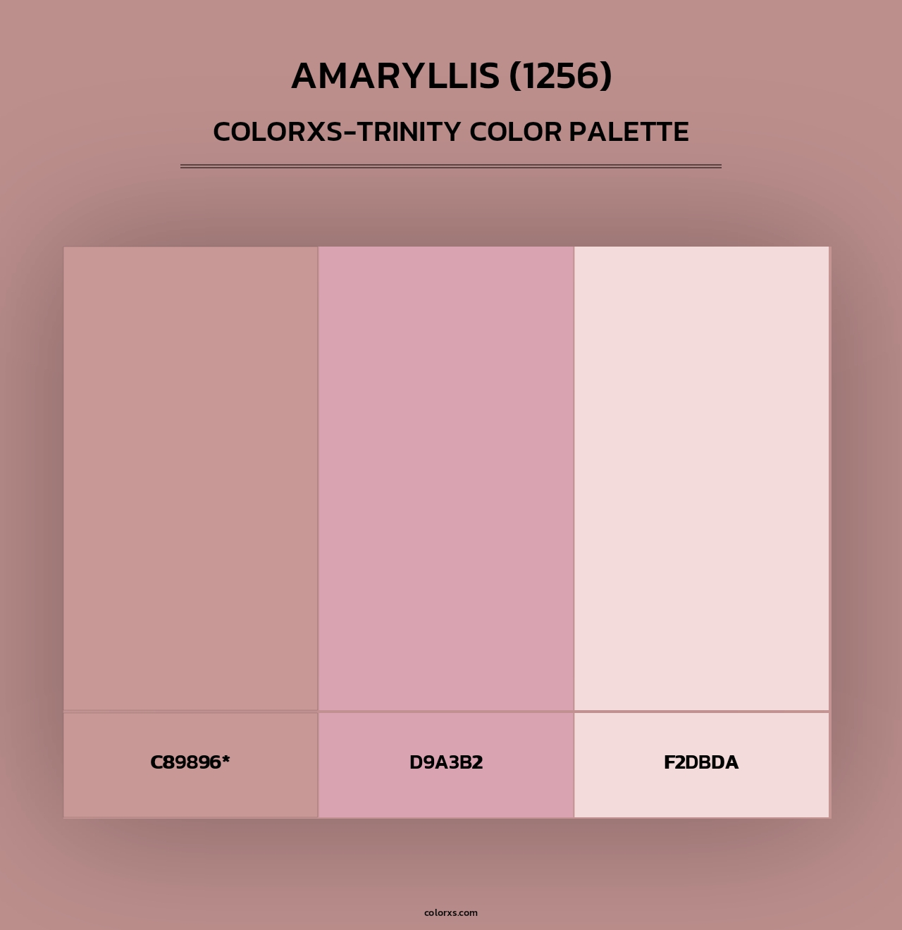 Amaryllis (1256) - Colorxs Trinity Palette