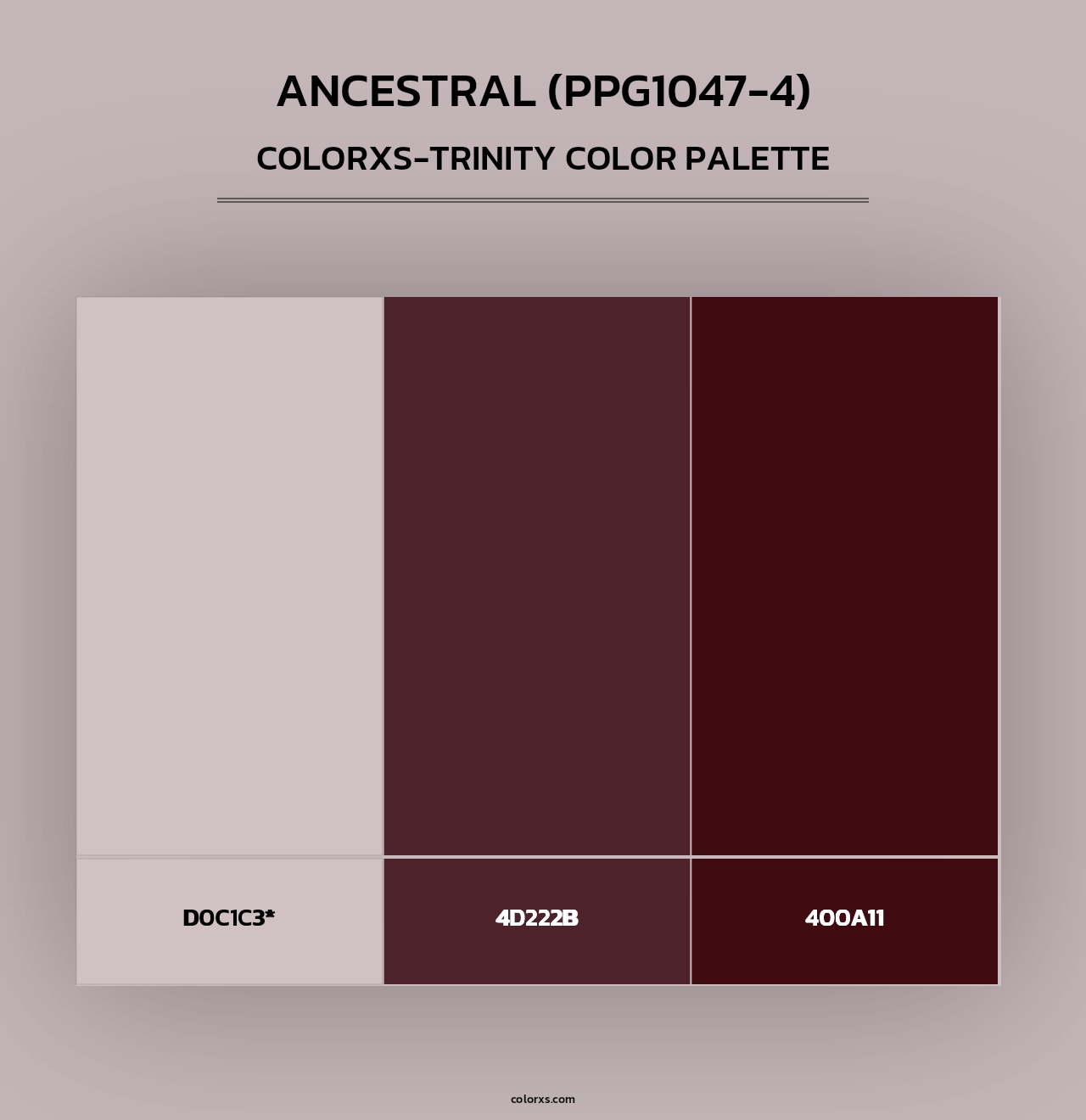 Ancestral (PPG1047-4) - Colorxs Trinity Palette