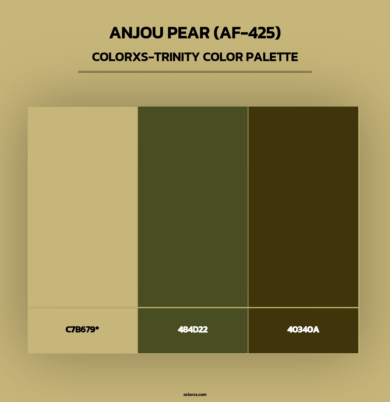 Anjou Pear (AF-425) - Colorxs Trinity Palette