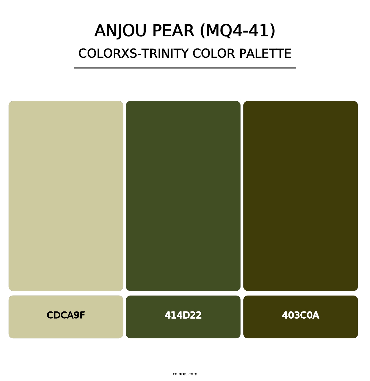 Anjou Pear (MQ4-41) - Colorxs Trinity Palette