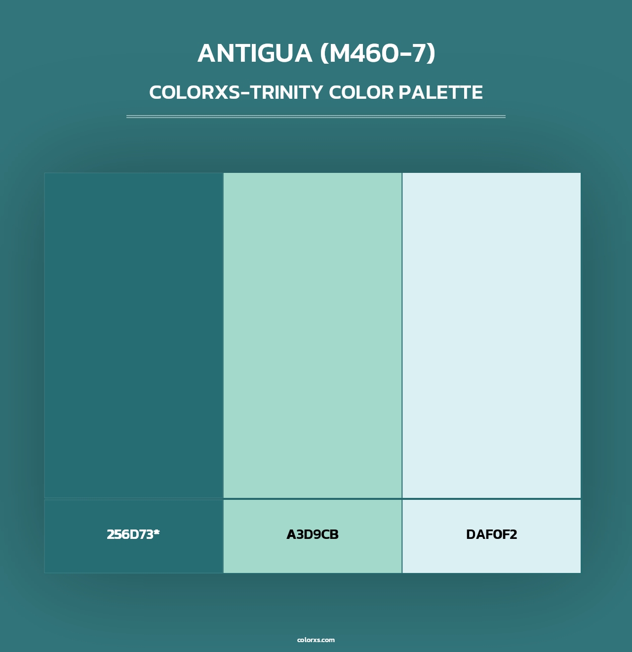 Antigua (M460-7) - Colorxs Trinity Palette