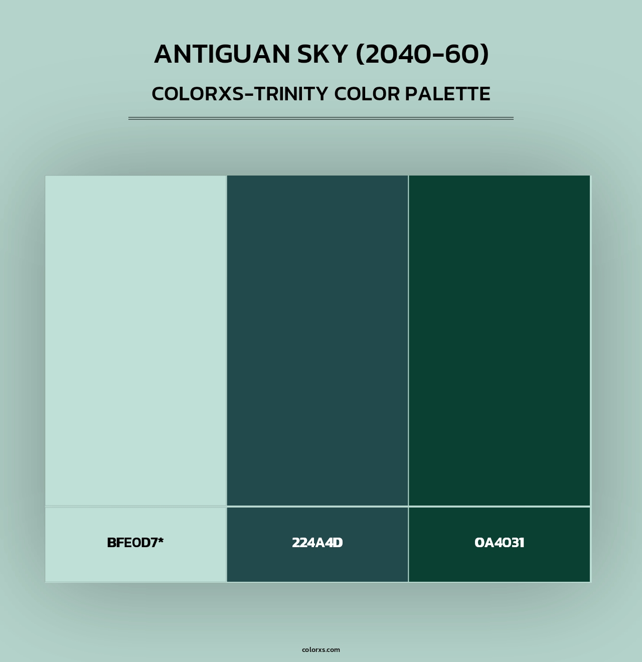 Antiguan Sky (2040-60) - Colorxs Trinity Palette