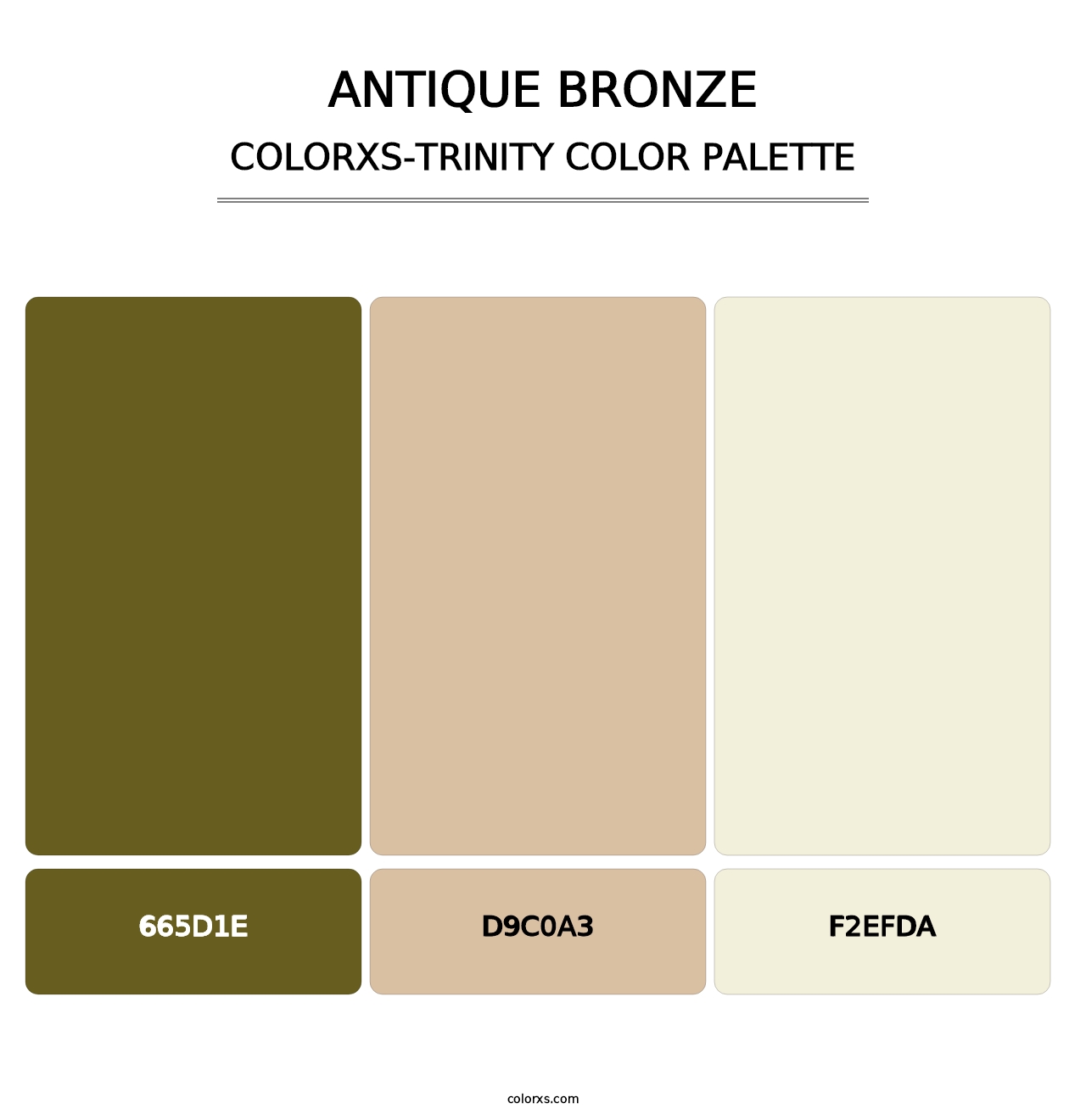 Antique Bronze - Colorxs Trinity Palette