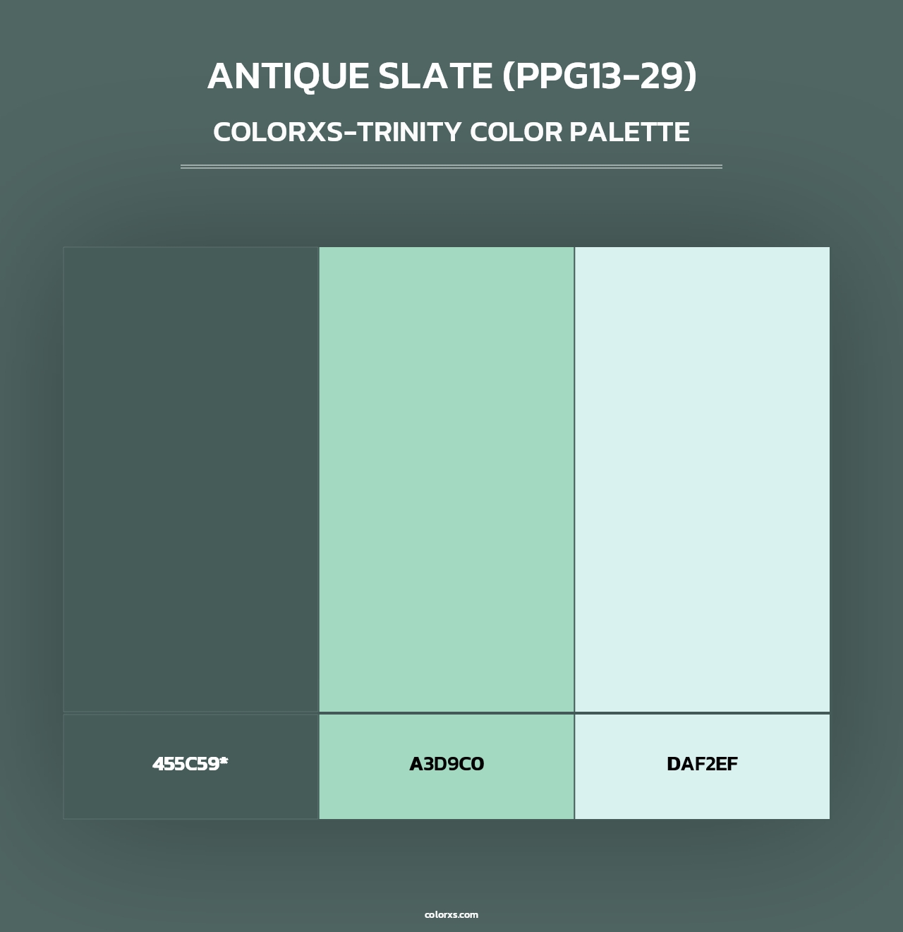 Antique Slate (PPG13-29) - Colorxs Trinity Palette