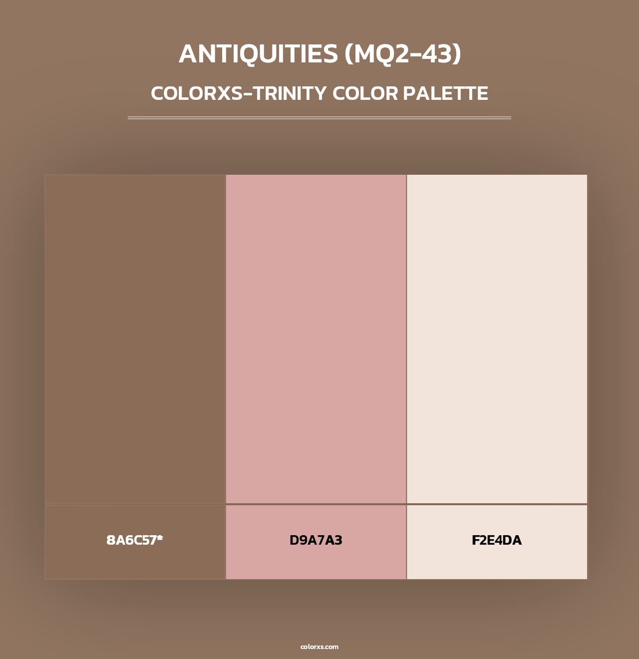 Antiquities (MQ2-43) - Colorxs Trinity Palette
