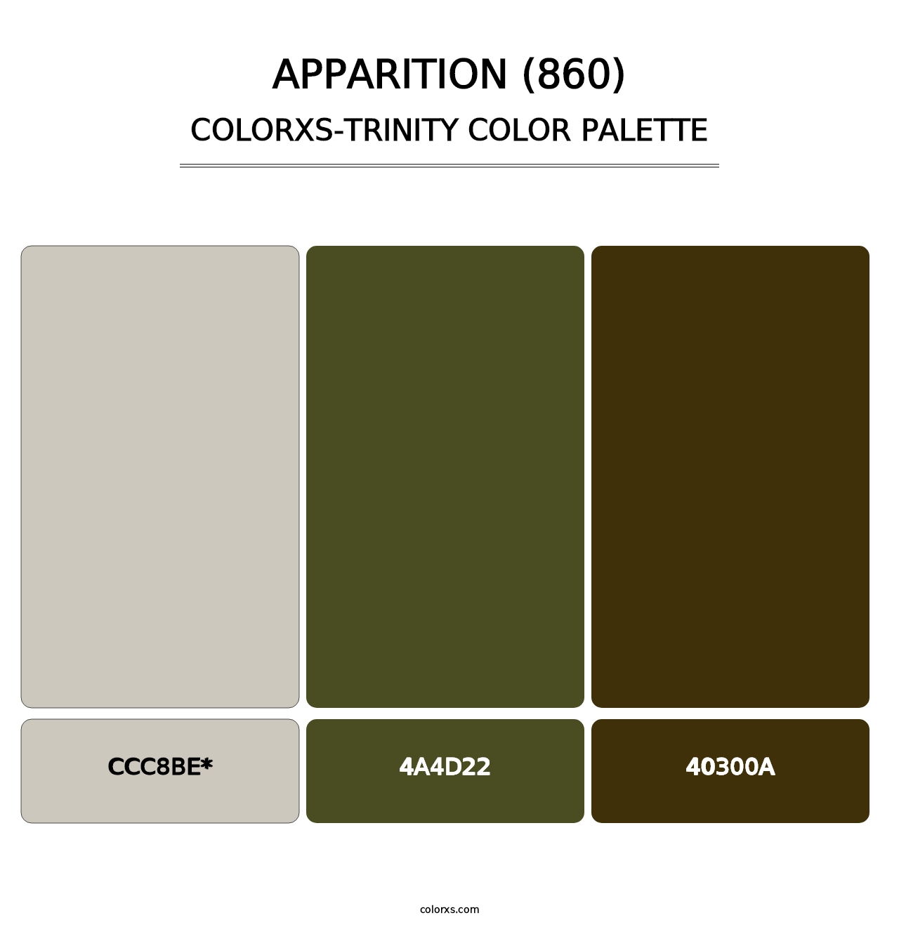 Apparition (860) - Colorxs Trinity Palette