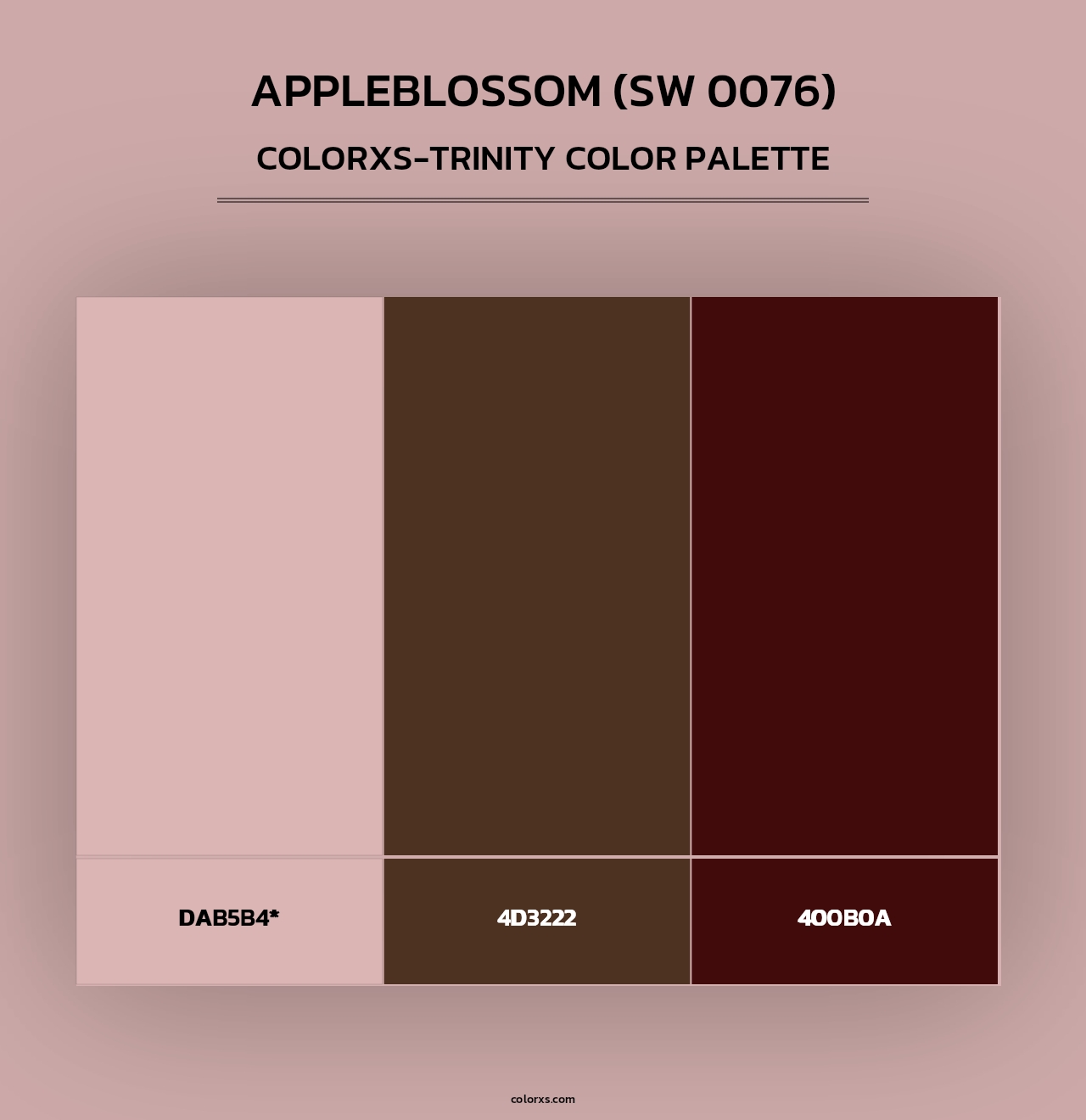 Appleblossom (SW 0076) - Colorxs Trinity Palette
