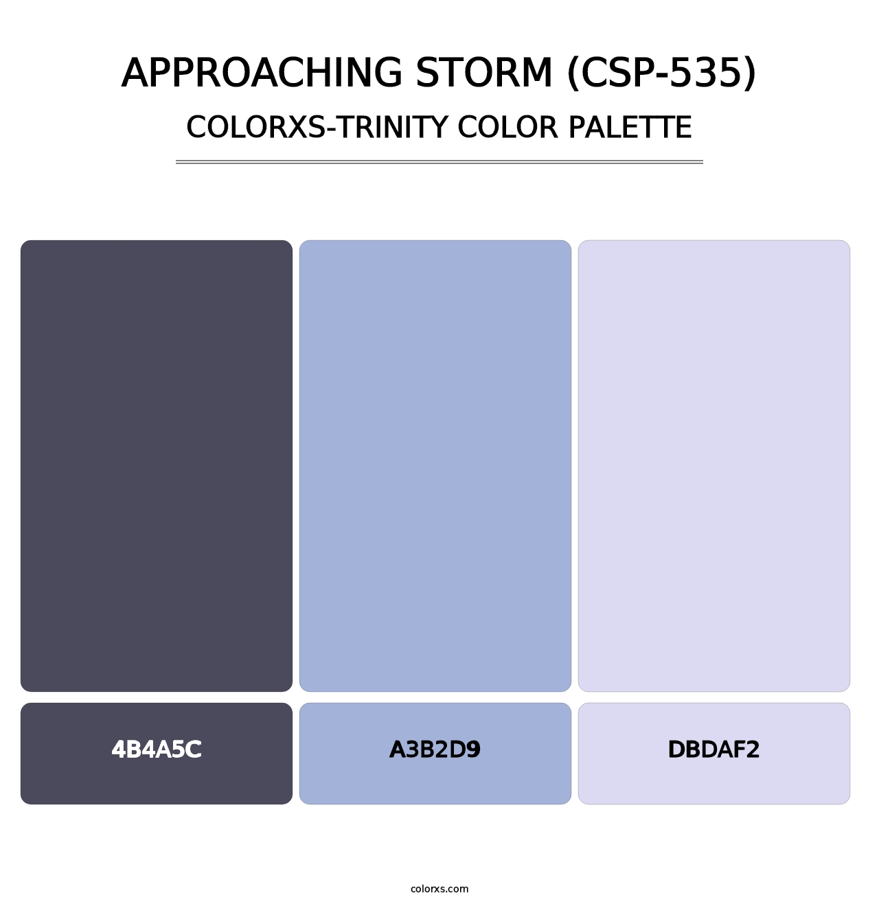 Approaching Storm (CSP-535) - Colorxs Trinity Palette