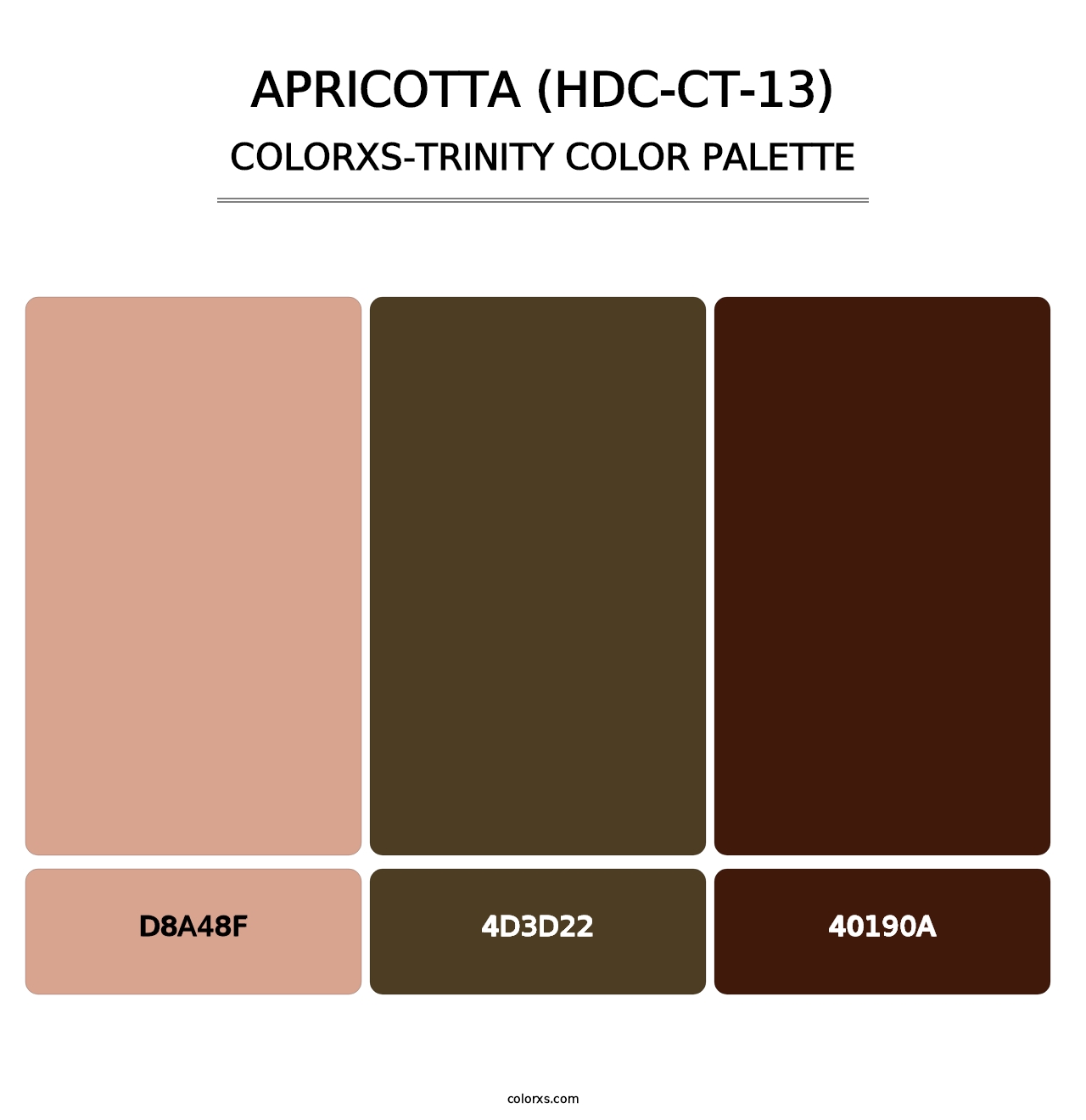 Apricotta (HDC-CT-13) - Colorxs Trinity Palette