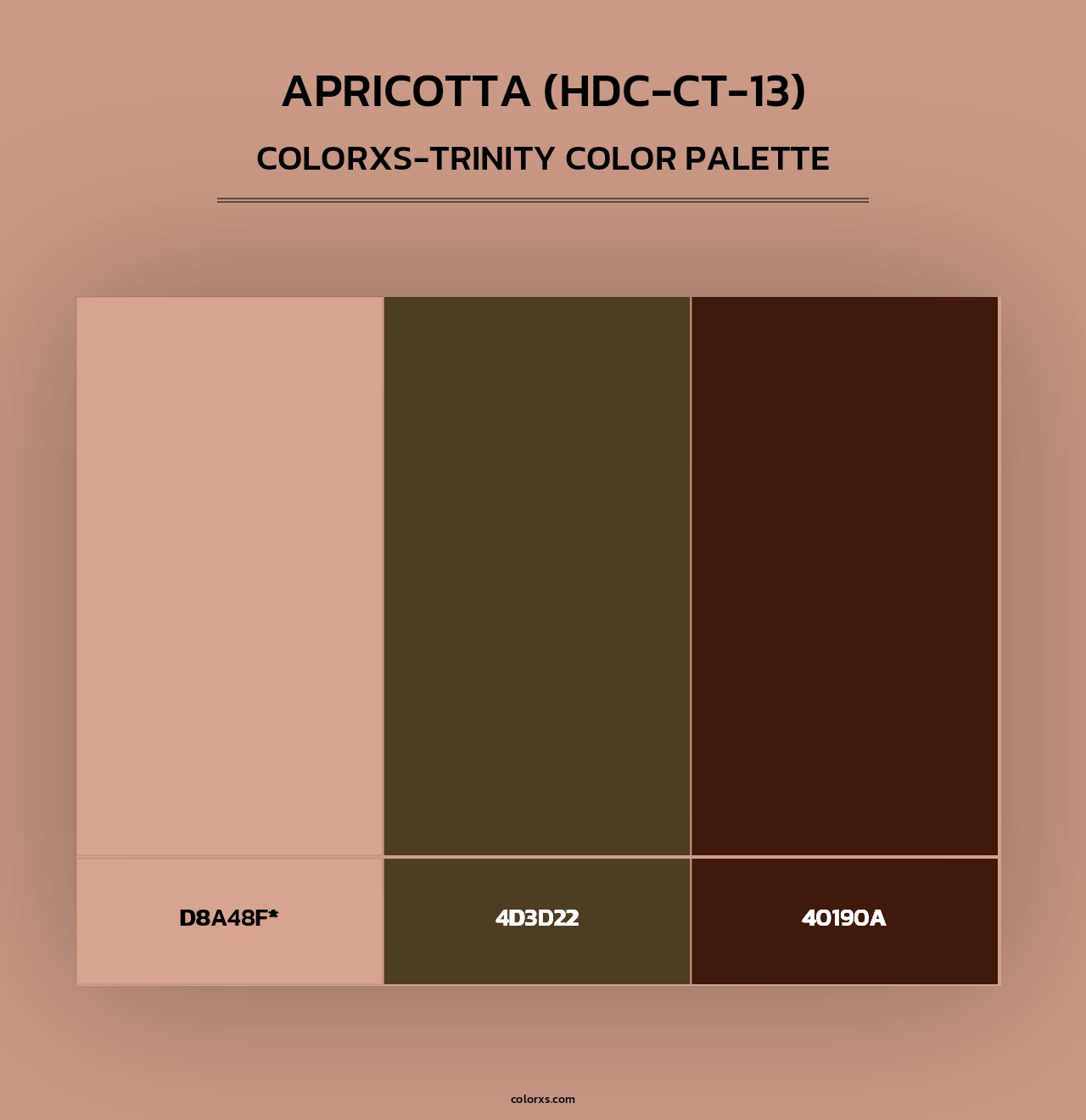 Apricotta (HDC-CT-13) - Colorxs Trinity Palette