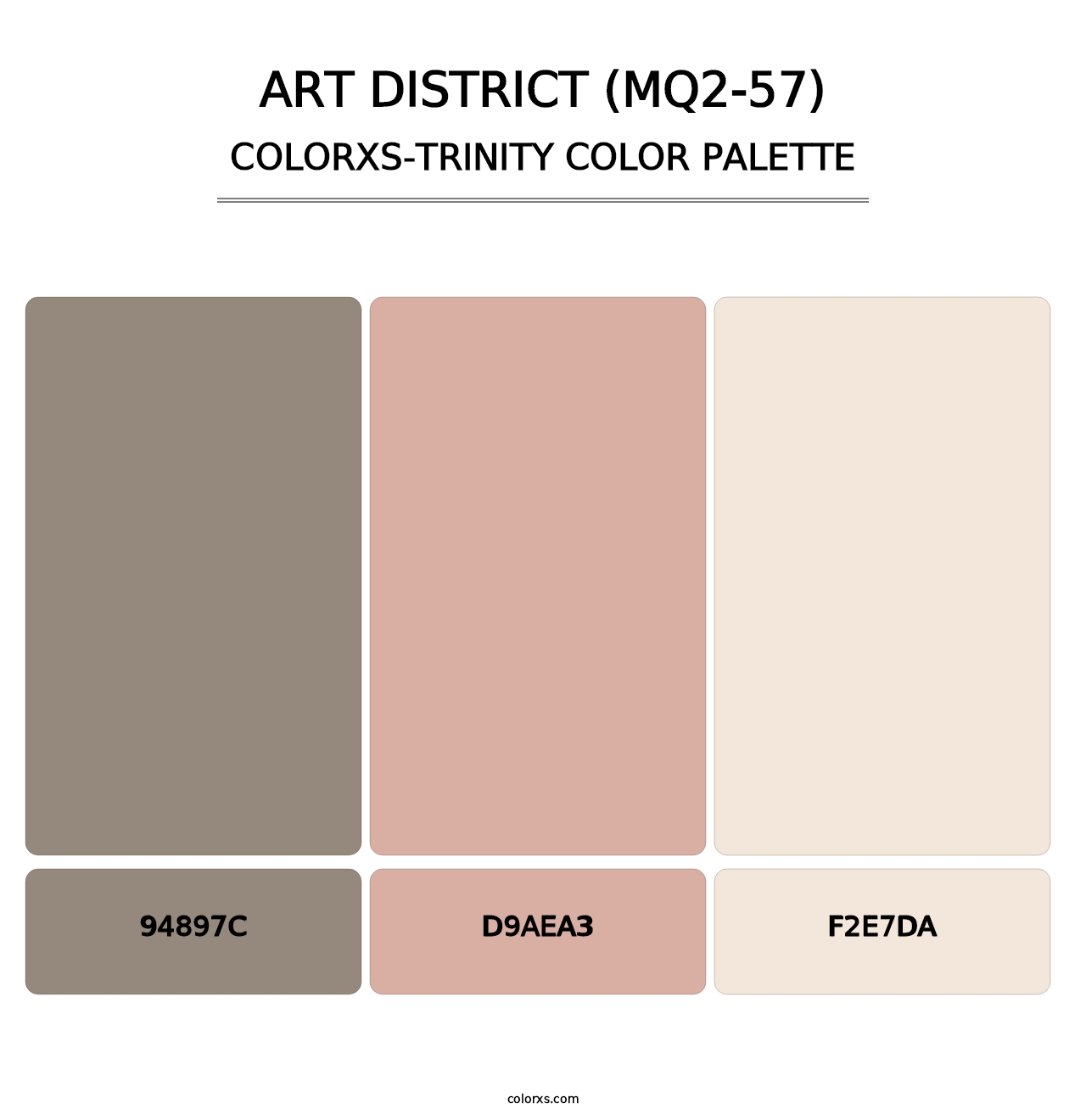 Art District (MQ2-57) - Colorxs Trinity Palette