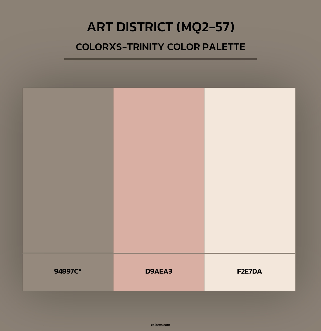 Art District (MQ2-57) - Colorxs Trinity Palette