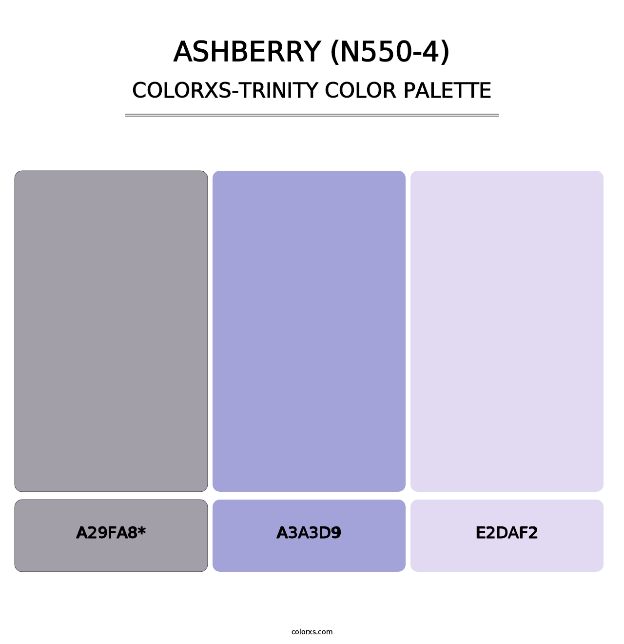 Ashberry (N550-4) - Colorxs Trinity Palette