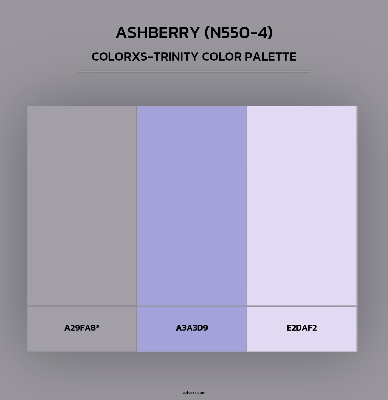 Ashberry (N550-4) - Colorxs Trinity Palette